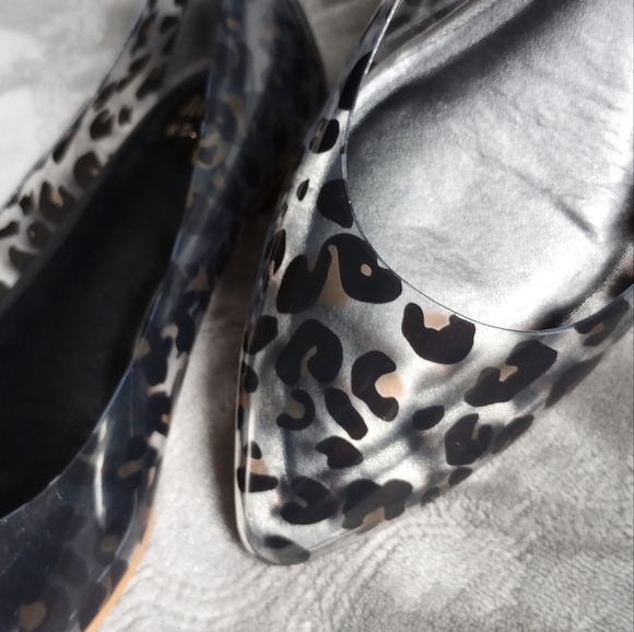Mix No. 6 Flats Clear Natural Multicolor Black Leopard  Size 7 - Picture 6 of 8